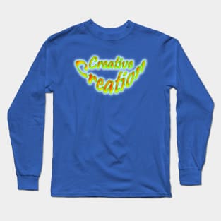 Creative Creation Neon Colored Long Sleeve T-Shirt